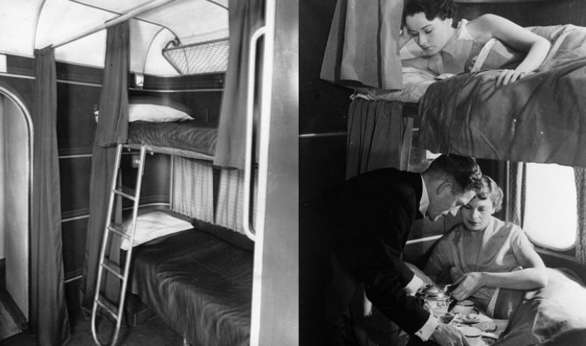 How we used to fly first class: caviar, any alcohol, smoking right in the seat and a full-fledged berth