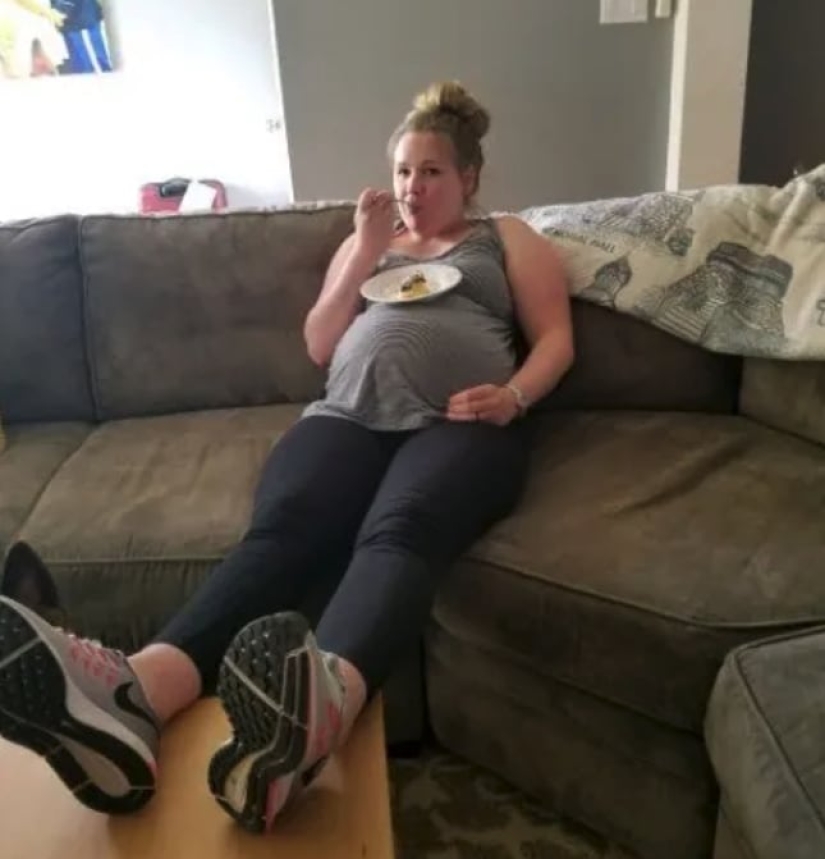 Huge legs, huge belly, huge everything: 22 photos about the reality of pregnant women
