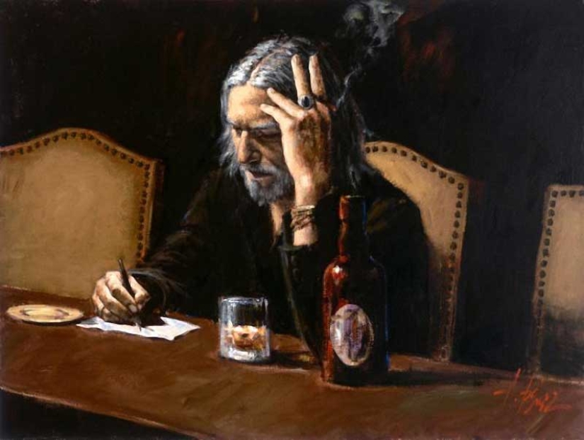 Hurricane of emotions: atmospheric works by the Argentine artist Fabian Perez