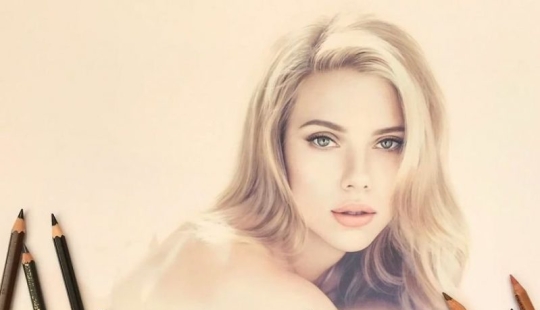 Hyperrealistic dibujos con lápices de colores de Lena Litvina Hyperrealistic dibujos con lápices de colores de Lena Litvina