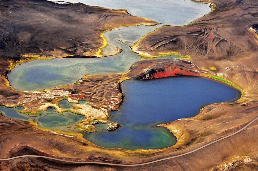 Iceland from a bird's eye view