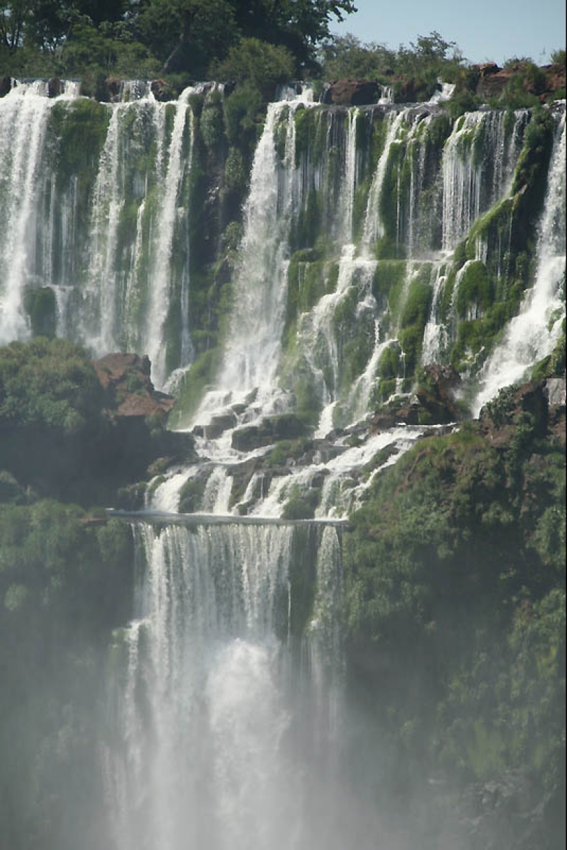 Iguazu Waterfall — big water on the border of two countries Iguazu Waterfall — big water on the border of two countries