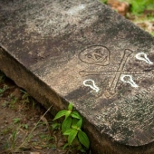 I'll be damned! This is the only surviving pirate graveyard