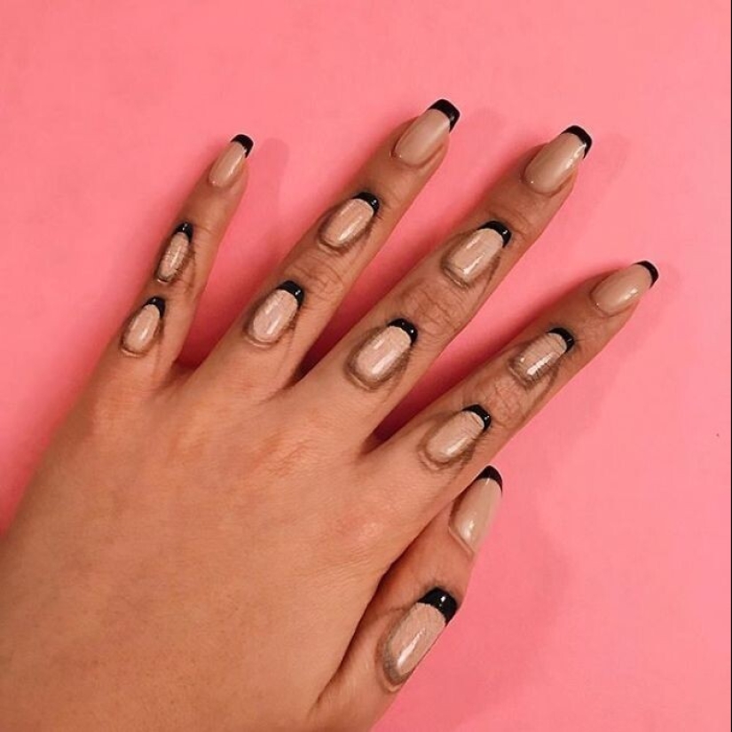 Ilusión óptica sobre su propio cuerpo y de la genialidad de maquillaje Mimi Choi