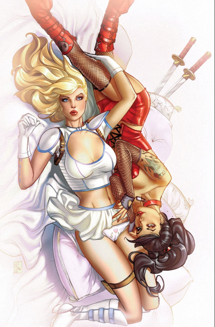 Ilustraciones cautivadoras del maestro del cómic Nea Ruffino