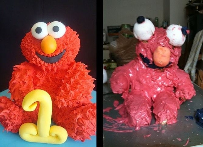 Imágenes divertidas de cocina experimentos, terminó en fracaso