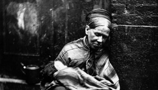 Impenetrable poverty on the streets of London in 1873-1877