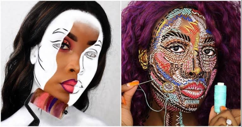 Impresionante ilusión óptica en la cara de los 20 años las mujeres Británicas