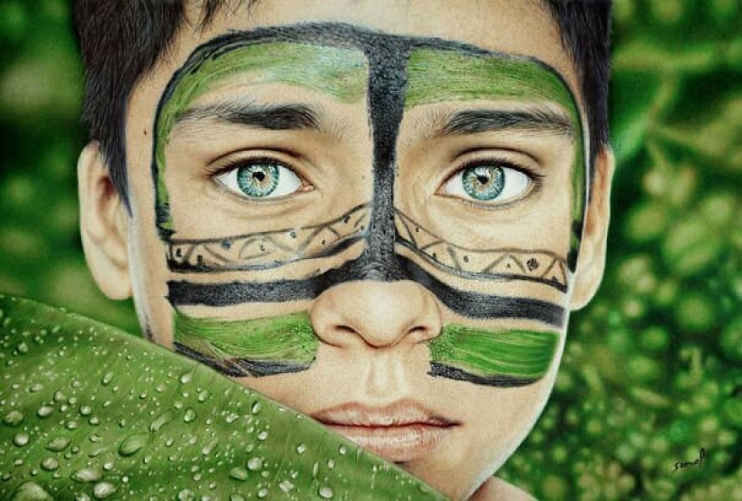Impresionantes dibujos en bolígrafo de Samuel Silva