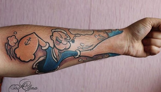 Impresionantes tatuajes hechos en el lugar más adecuado