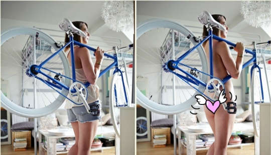 In clothes and without: a photographer from Germany undresses models in their usual environment In clothes and without: a photographer from Germany undresses models in their usual environment