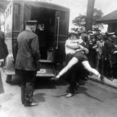 In the early 20th century struggled with open swimwear In the early 20th century struggled with open swimwear