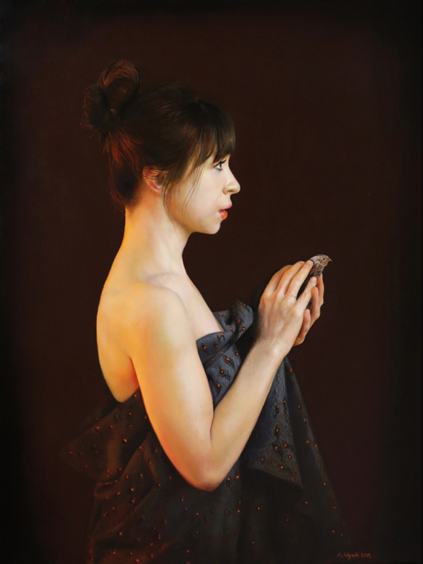 Increíble fotorrealismo de pinturas eróticas de Anna Vypykh