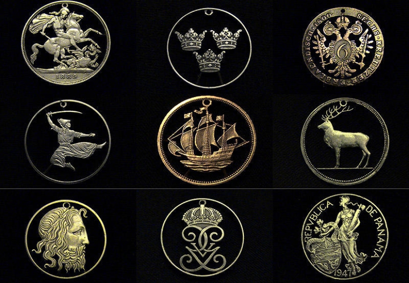 Increíble talla de monedas