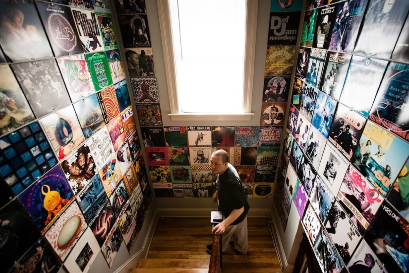 Increíbles colecciones de discos de vinilo y sus dueños.