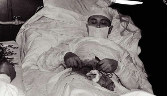 Incredible fortitude and courage: how a Russian doctor operated on himself Incredible fortitude and courage: how a Russian doctor operated on himself