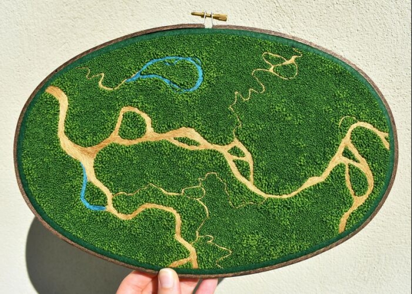 Incredible Landscape Embroidery By Victoria Rose Richards