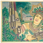 Insane painter who became world famous