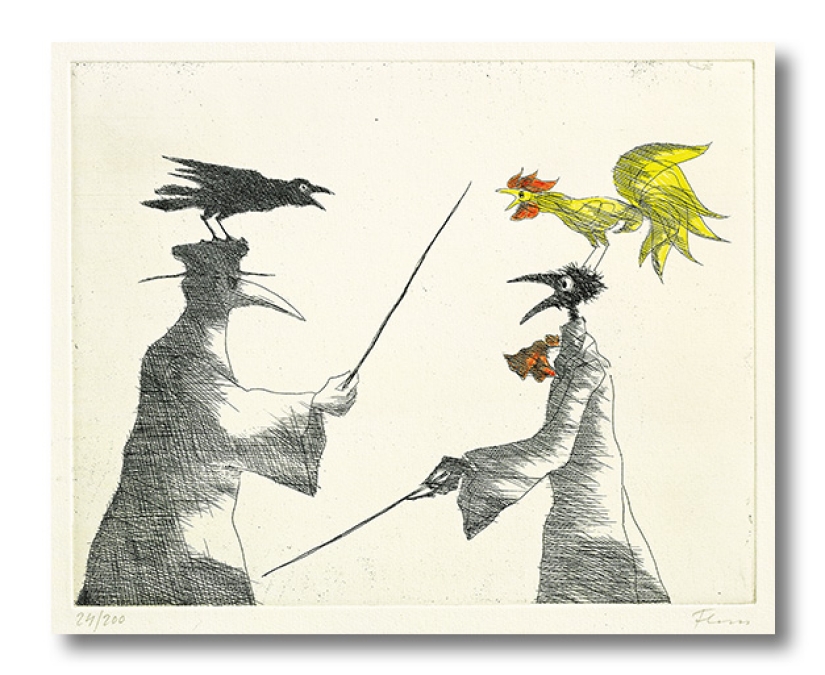 Inspired by Crows: Talented illustrator Paul Flora