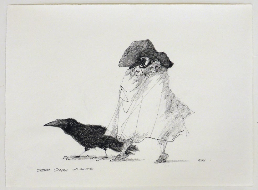 Inspired by Crows: Talented illustrator Paul Flora