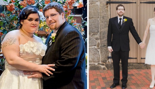 Inspiring photos of couples before and after losing weight together Inspiring photos of couples before and after losing weight together