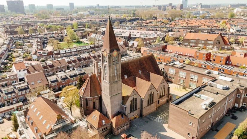 Instead of a sermon, a workout: How an old church in the Netherlands became a fitness club