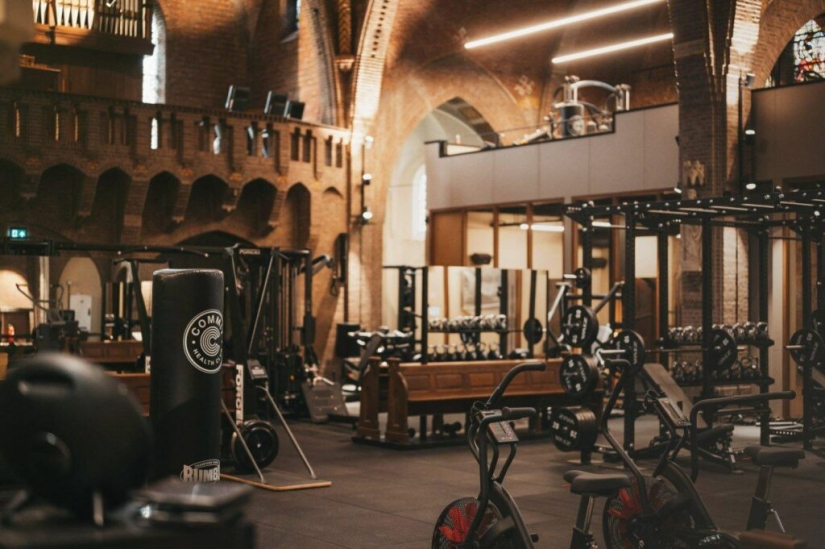 Instead of a sermon, a workout: How an old church in the Netherlands became a fitness club