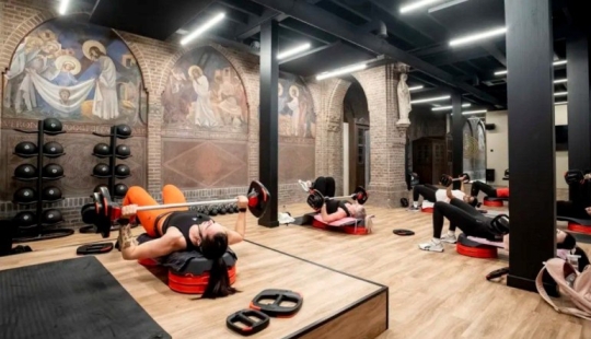 Instead of a sermon, a workout: How an old church in the Netherlands became a fitness club