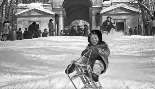 Invierno trineo en la URSS
