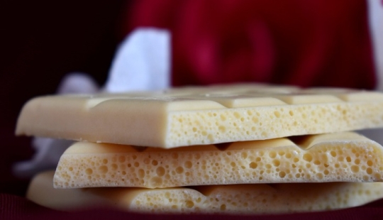 Is there chocolate in white chocolate