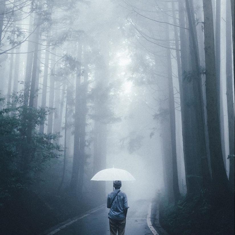 Japanese flavor in Takashi Yasui's street photos
