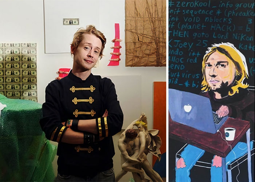 Johnny Depp, Jim Carrey, Prince Charles and other stars of that amazing artist Johnny Depp, Jim Carrey, Prince Charles and other stars of that amazing artist