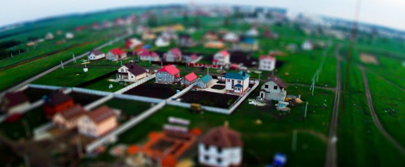 Juguete lugar de nacimiento: los paisajes urbanos de Rusia en la lente tilt-shift
