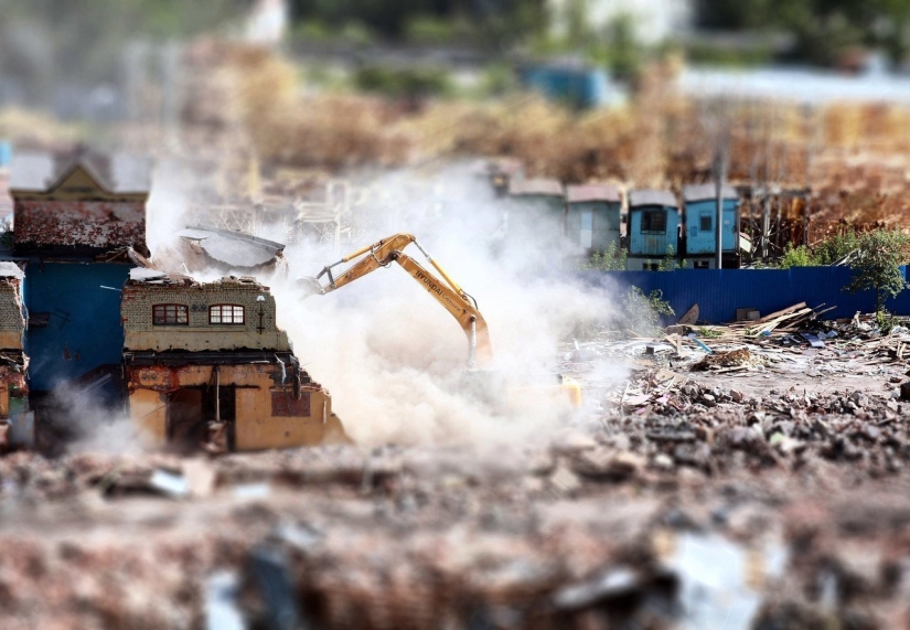 Juguete lugar de nacimiento: los paisajes urbanos de Rusia en la lente tilt-shift