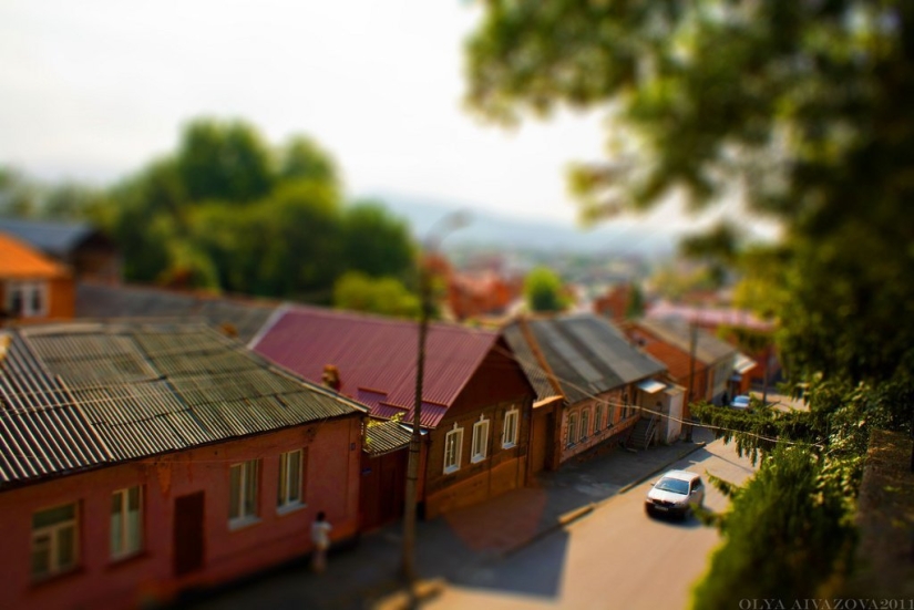 Juguete lugar de nacimiento: los paisajes urbanos de Rusia en la lente tilt-shift
