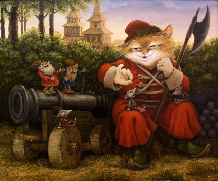 Kind cat tales by the artist Alexander Maskaev Kind cat tales by the artist Alexander Maskaev