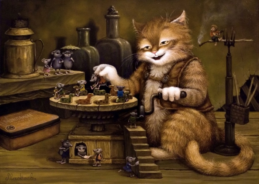 Kind cat tales by the artist Alexander Maskaev Kind cat tales by the artist Alexander Maskaev