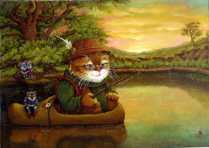 Kind cat tales by the artist Alexander Maskaev Kind cat tales by the artist Alexander Maskaev