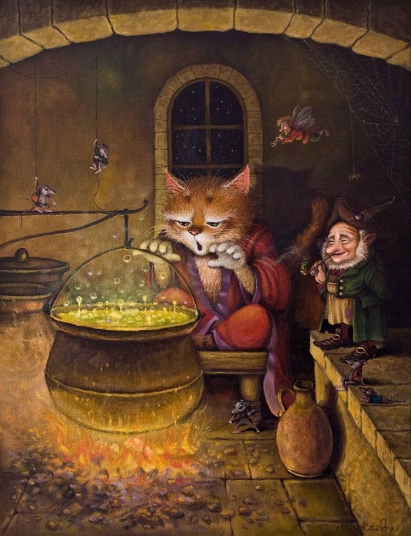 Kind cat tales by the artist Alexander Maskaev Kind cat tales by the artist Alexander Maskaev