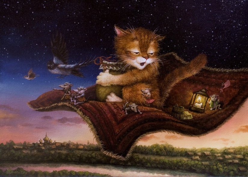 Kind cat tales by the artist Alexander Maskaev Kind cat tales by the artist Alexander Maskaev
