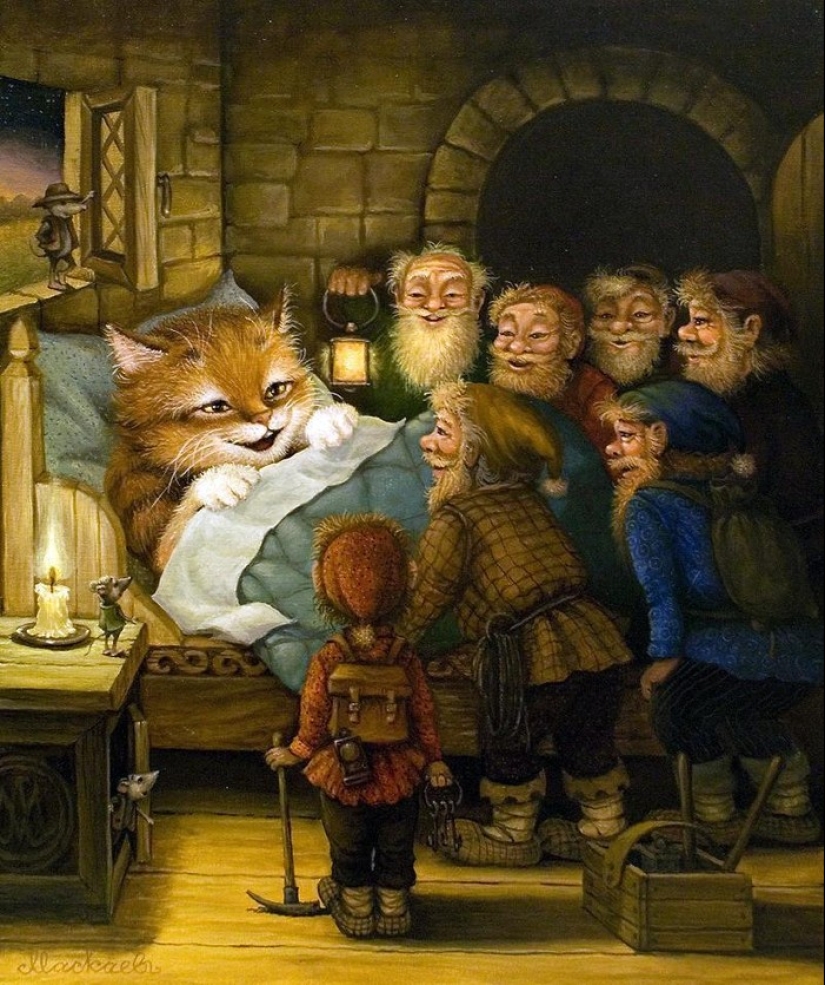 Kind cat tales by the artist Alexander Maskaev Kind cat tales by the artist Alexander Maskaev