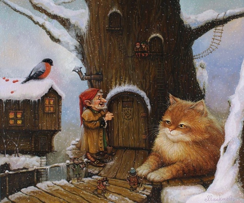 Kind cat tales by the artist Alexander Maskaev Kind cat tales by the artist Alexander Maskaev