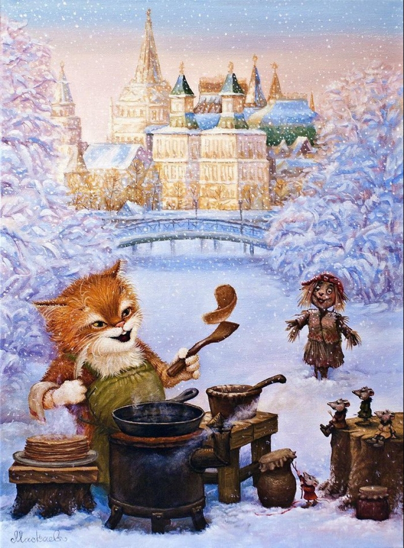 Kind cat tales by the artist Alexander Maskaev Kind cat tales by the artist Alexander Maskaev