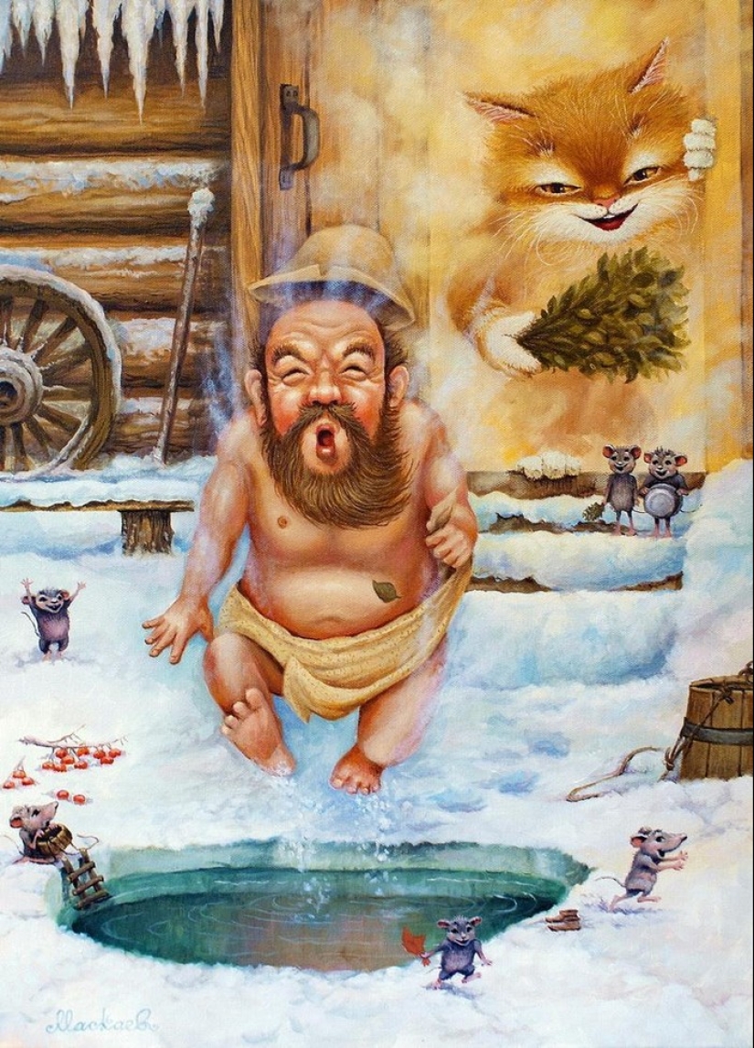 Kind cat tales by the artist Alexander Maskaev Kind cat tales by the artist Alexander Maskaev
