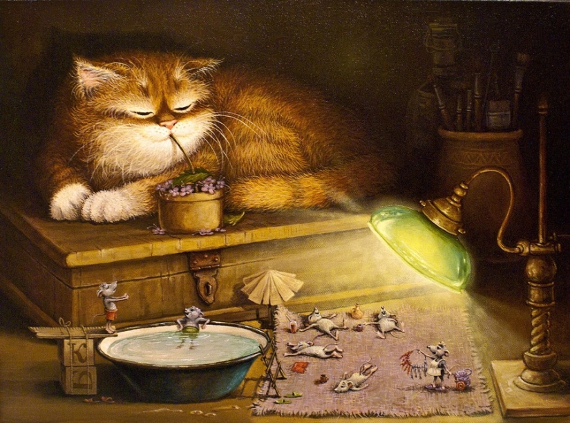 Kind cat tales by the artist Alexander Maskaev Kind cat tales by the artist Alexander Maskaev
