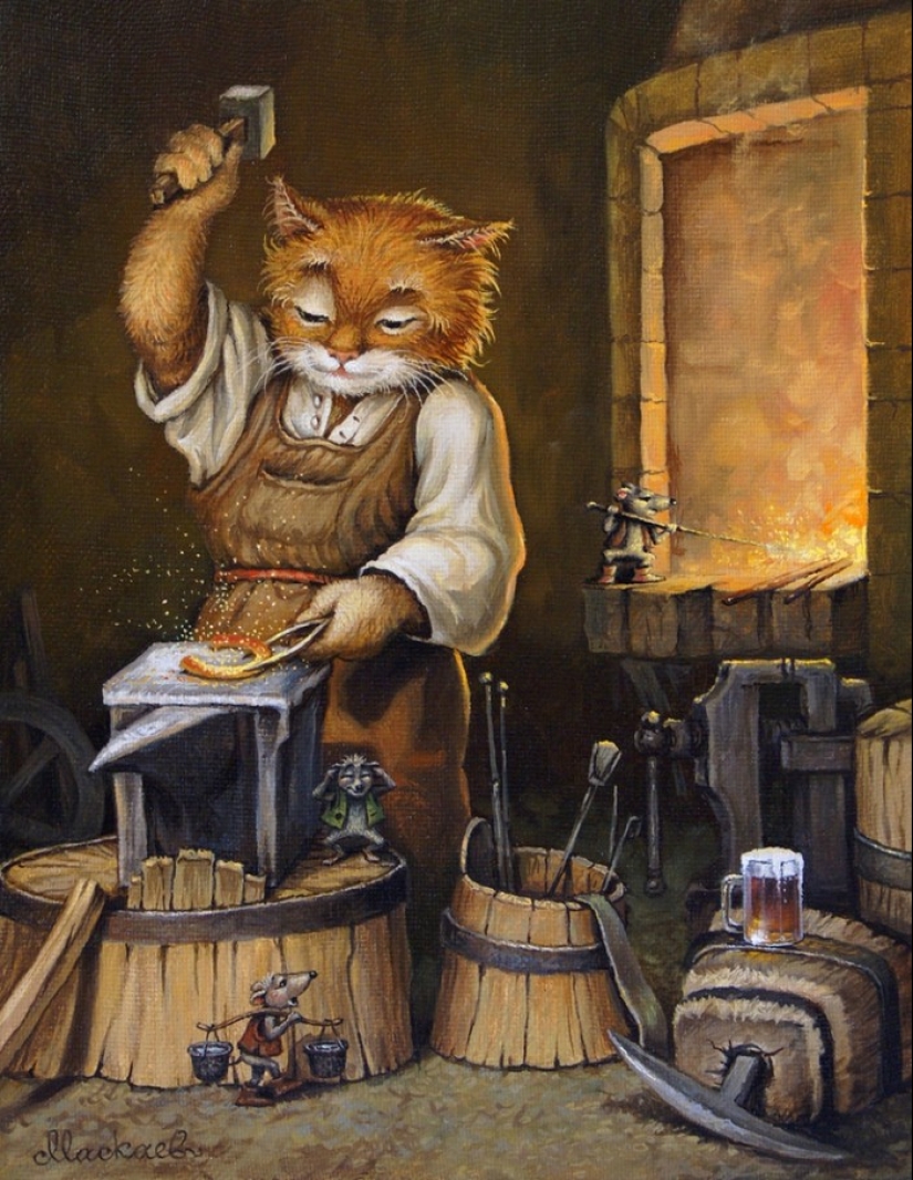Kind cat tales by the artist Alexander Maskaev Kind cat tales by the artist Alexander Maskaev