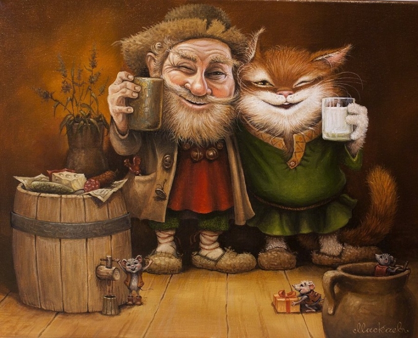 Kind cat tales by the artist Alexander Maskaev Kind cat tales by the artist Alexander Maskaev
