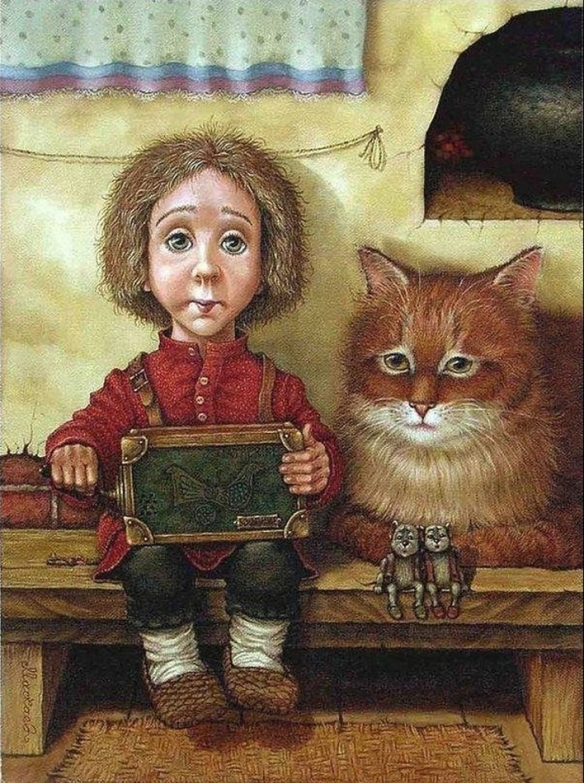 Kind cat tales by the artist Alexander Maskaev Kind cat tales by the artist Alexander Maskaev