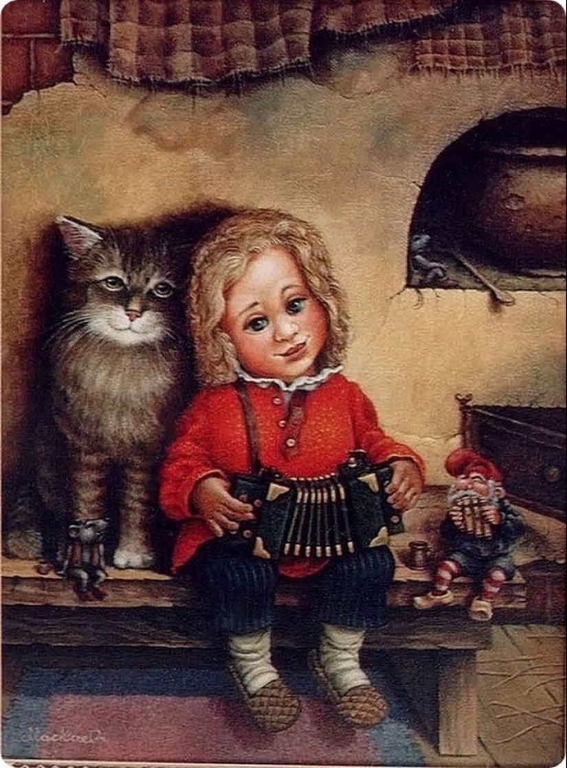 Kind cat tales by the artist Alexander Maskaev Kind cat tales by the artist Alexander Maskaev