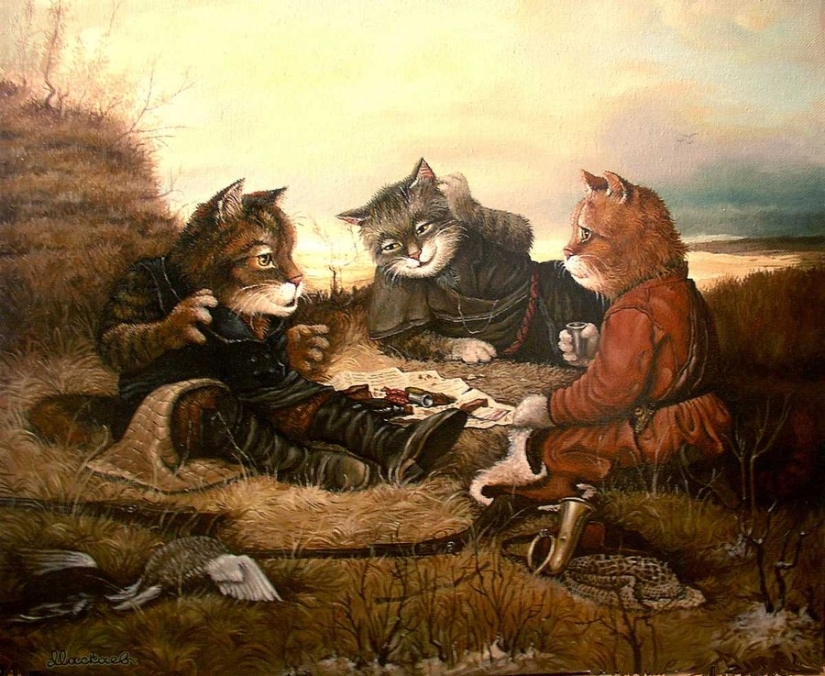 Kind cat tales by the artist Alexander Maskaev Kind cat tales by the artist Alexander Maskaev